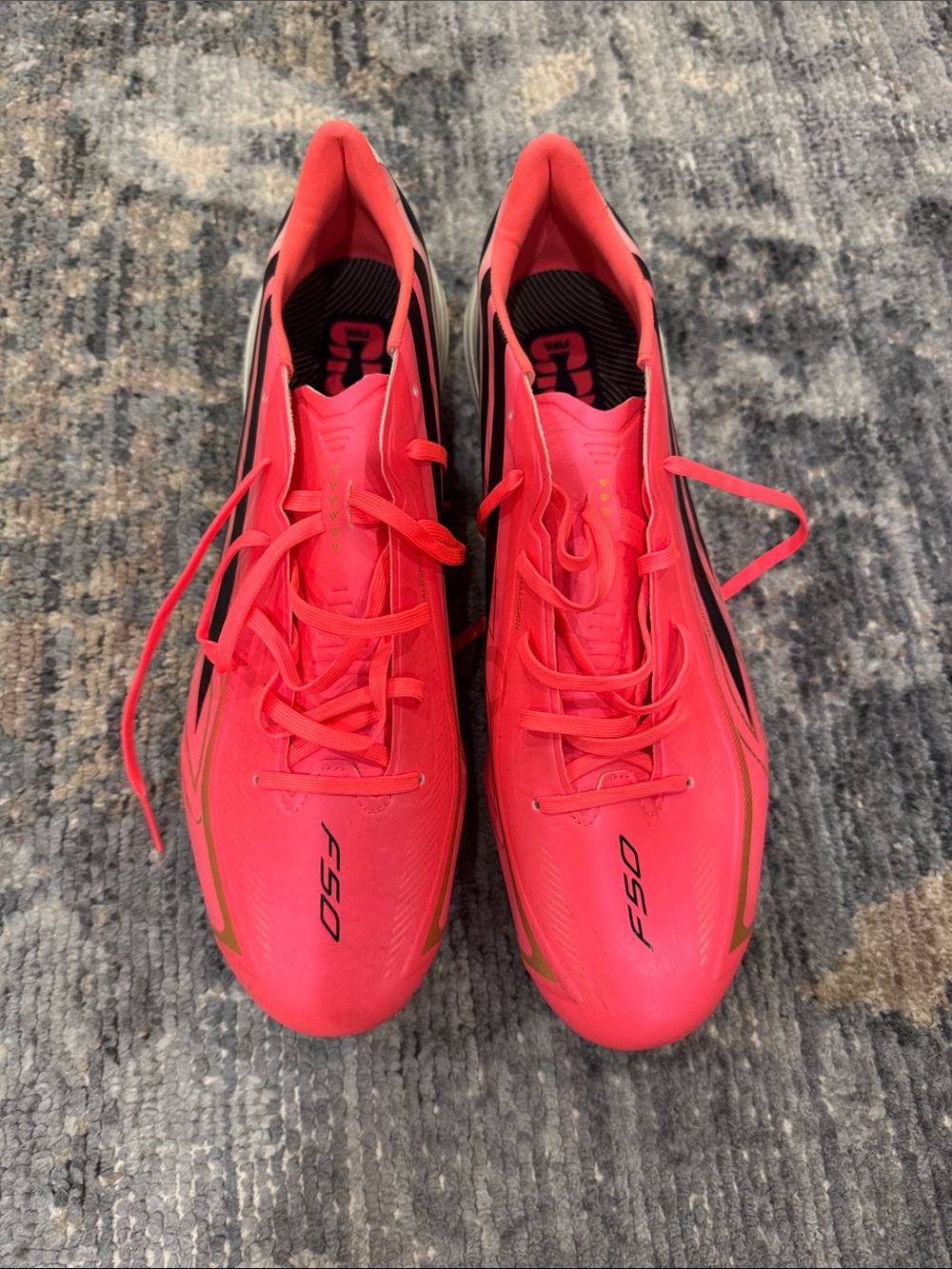 adidas F50 Men's Athletic Shoes Bright Pink/Black